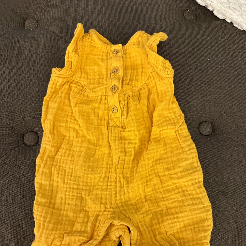 Yellow Baby Jumpsuit
